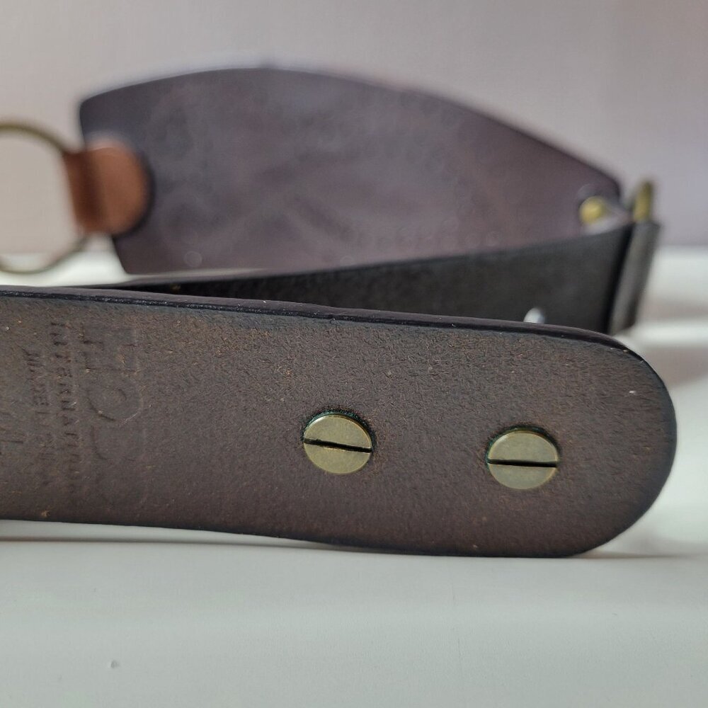 Hobo Brown Leather belt Women size 34 - Picture 6 of 11